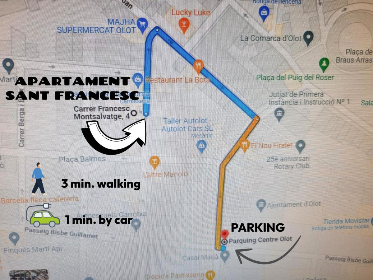 Apartment Sant Francesc Olot Eksteriør bilde